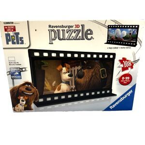 The Secret Life of Pets Puzzle 3D Filmstrip 108 pcs Ravensburger Complete
